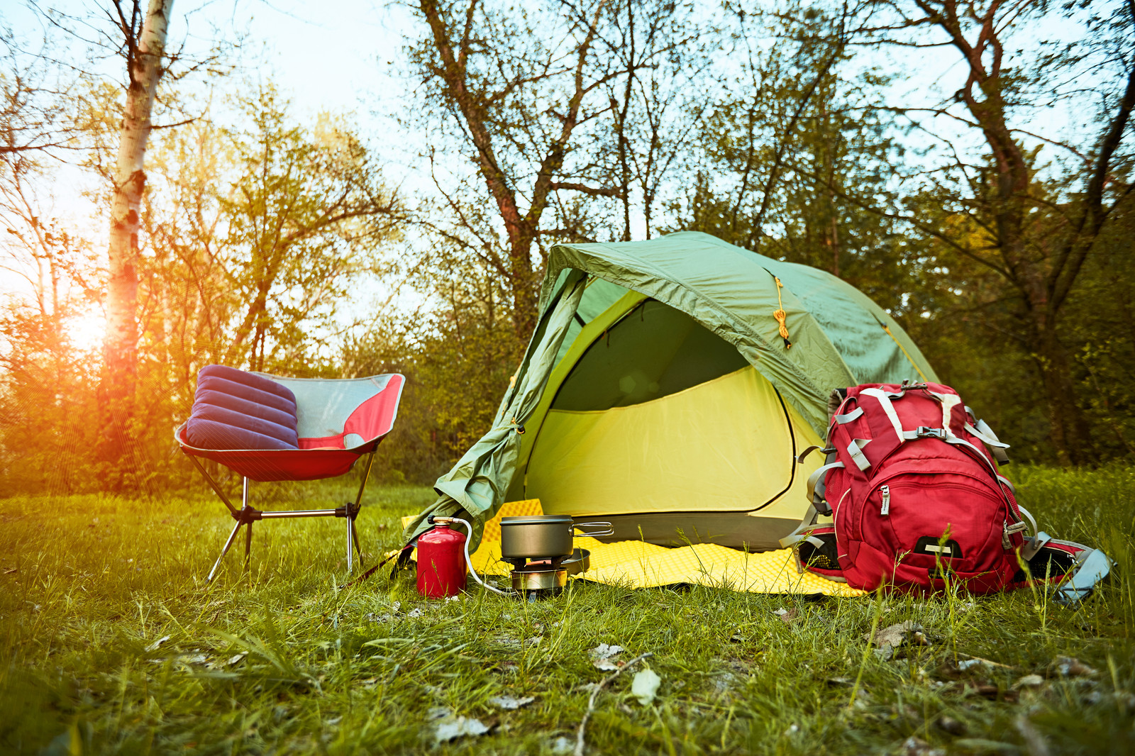 Typical Camping Set Up