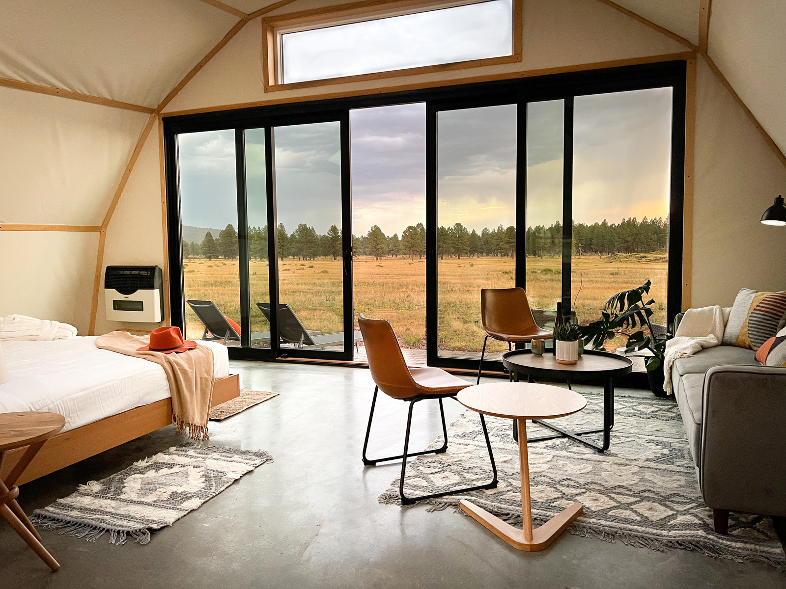 Backland Glamping Tent Views